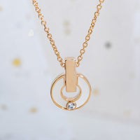 [Promax Jewelry]GARI NECKLACE PINK GOLD MOP