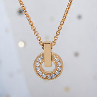[Promax Jewelry]GARI NECKLACE PINK GOLD DIAMOND