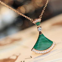 [Promax Jewelry]DREAM NECKLACE MALACHITE DIAMOND
