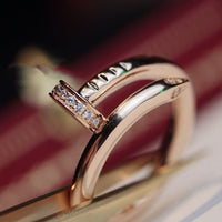 [Promax Jewelry]JUSTE RING 2.65MM PINK GOLD DIAMOND