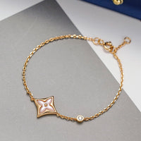 [Promax Jewelry]STAR 1 DIAMOND PINK GOLD BRACELET