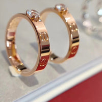 [Promax Jewelry]LOVE RING 3.6MM 1 BIG DIAMOND