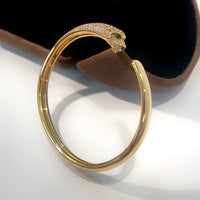 [Promax Jewelry]PANTHERE GOLD DIAMOND OPEN BRACELET