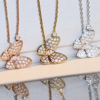 [Promax Jewelry]BUTTERFLY DIAMOND NECKLACE