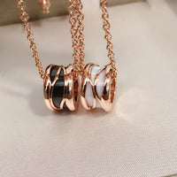[Promax Jewelry]ZERO 1 FOUR BAND PINK GOLD CERAMIC