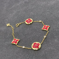 [Promax Jewelry]STAR AND SUN CARNELIAN 4 MOTIFS 3 DIAMONDS
