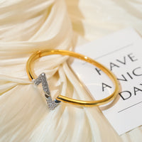 [Promax Jewelry]VOLTE UPSITE DOWN GOLD DIAMOND BRACELET