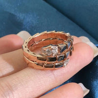 [Promax Jewelry]SERPENTS DOUBLE ROW DIAMOND RING