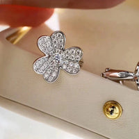 [Promax Jewelry]CLOVER COMOS DIAMOND EARRINGS SILVER