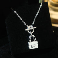 [Promax Jewelry]POP H PEDANT SILVER NECKLACE