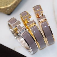 [Promax Jewelry]H BRACELET 12MM BROWN