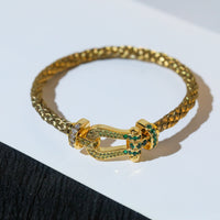 [Promax Jewelry]FORCE 10 GOLD GREEN DIAMOND PAVED