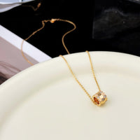 [Promax Jewelry]BEE MINI PEDANT DIAMOND NECKLACE