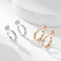 [Promax Jewelry]BEE LOVE DIAMOND HOOP EARRINGS
