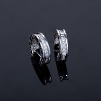[Promax Jewelry]ZERO 1 MINI SILVER DIAMOND EARRINGS