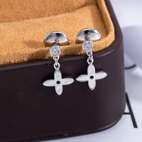 [Promax Jewelry]VIDYLLE SILVER DIAMOND MINI DROP EARRINGS