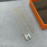 [Promax Jewelry]POP H SKY BLUE NECKLACE