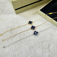 [Promax Jewelry]CLOVER 1 MOTIF PIETERSITE BRACELET