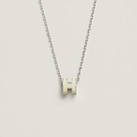 [Promax Jewelry]HM CLIC YELLOW ENAMEL GOLD NECKLACE