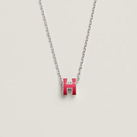 [Promax Jewelry]H NECKLACE PINK