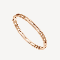 [Promax Jewelry]ZERO 1 SPIRAL LOGO PINK GOLD BRACELET