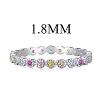 [Promax Jewelry]Unique Scintillating Round Cut Daily Ring