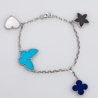 [Promax Jewelry]LUCKY SPRING SILVER BRACELET 4 MOTIF