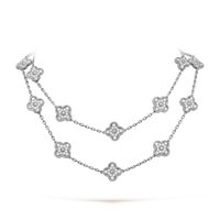 [Promax Jewelry]CLOVER 20 MOTIFS DIAMOND SILVER