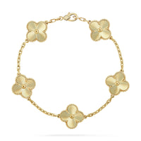 [Promax Jewelry]CLOVER 5 FLOWERS LASER BRACELET