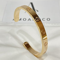 [Promax Jewelry]LOVE BRACELET 6.1MM OPEN CUFF