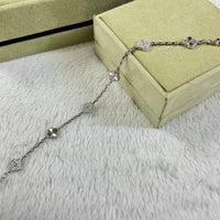 [Promax Jewelry]CLOVER 6 MOTIF DIAMOND LASER BRACELET