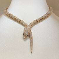 [Promax Jewelry]HAUTE COUTURE GOLD SERPENTI NECKLACE