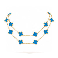 [Promax Jewelry]CLOVER 20 MOTIFS TURQUOISE GOLD