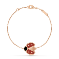 [Promax Jewelry]LUCKY SPRING 1 MOTIF PINK GOLD BRACELET