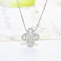 [Promax Jewelry]LOOP NECKLACE FULL MOTIF DIAMOND 16MM MULTIPLE COLORS