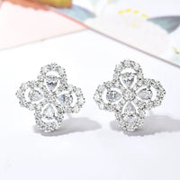 [Promax Jewelry]LOOP EARRINGS FULL MOTIF DIAMOND 16MM