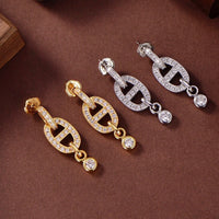 [Promax Jewelry]HM CHAINE DIAMOND EARRINGS