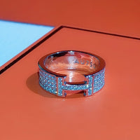 [Promax Jewelry]H RING FULL DIAMOND