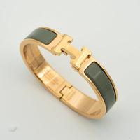 [Promax Jewelry]H BRACELET BLUE GREEN 12MM