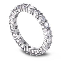 [Promax Jewelry]Sparkling Round Cut Tennis Ring