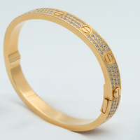 [Promax Jewelry]LOVE BRACELET 6.1MM DIAMOND-PAVED