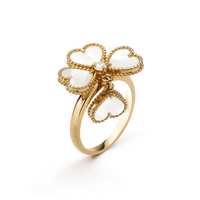 [Promax Jewelry]SWEET CLOVER WHITE MOP RING