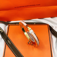 [Promax Jewelry]CLASSIC HM CLIC  PINK 8MM ENAMEL BRACELET