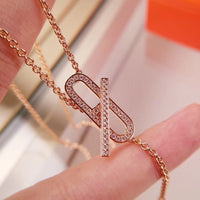 [Promax Jewelry]HM FIRE PIG NOSE NECKLACE TRENDY STREET
