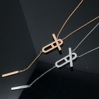 [Promax Jewelry]HM NECKLACE PLATINUM ROSE GOLD DIAMOND