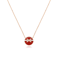 [Promax Jewelry]JEUX DE ROSE GOLD DIAMOND NECKLACE