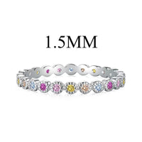 [Promax Jewelry]Radiant Sparkling Round Cut Daily Ring