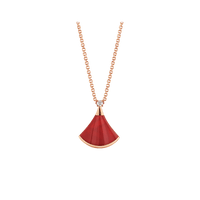 [Promax Jewelry]DREAM NECKLACE CARNELIAN 1 DIAMOND