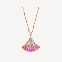 [Promax Jewelry]DREAM NECKLACE PINK GOLD PINK DIAMOND