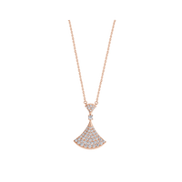 [Promax Jewelry]DREAM NECKLACE PINK GOLD FULL DIAMOND